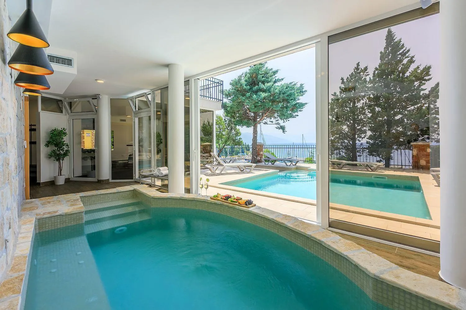 Luxuswohnung Mit Pool, Sauna, Gym Direkt Am Meer Novi Vinodolski Apartment