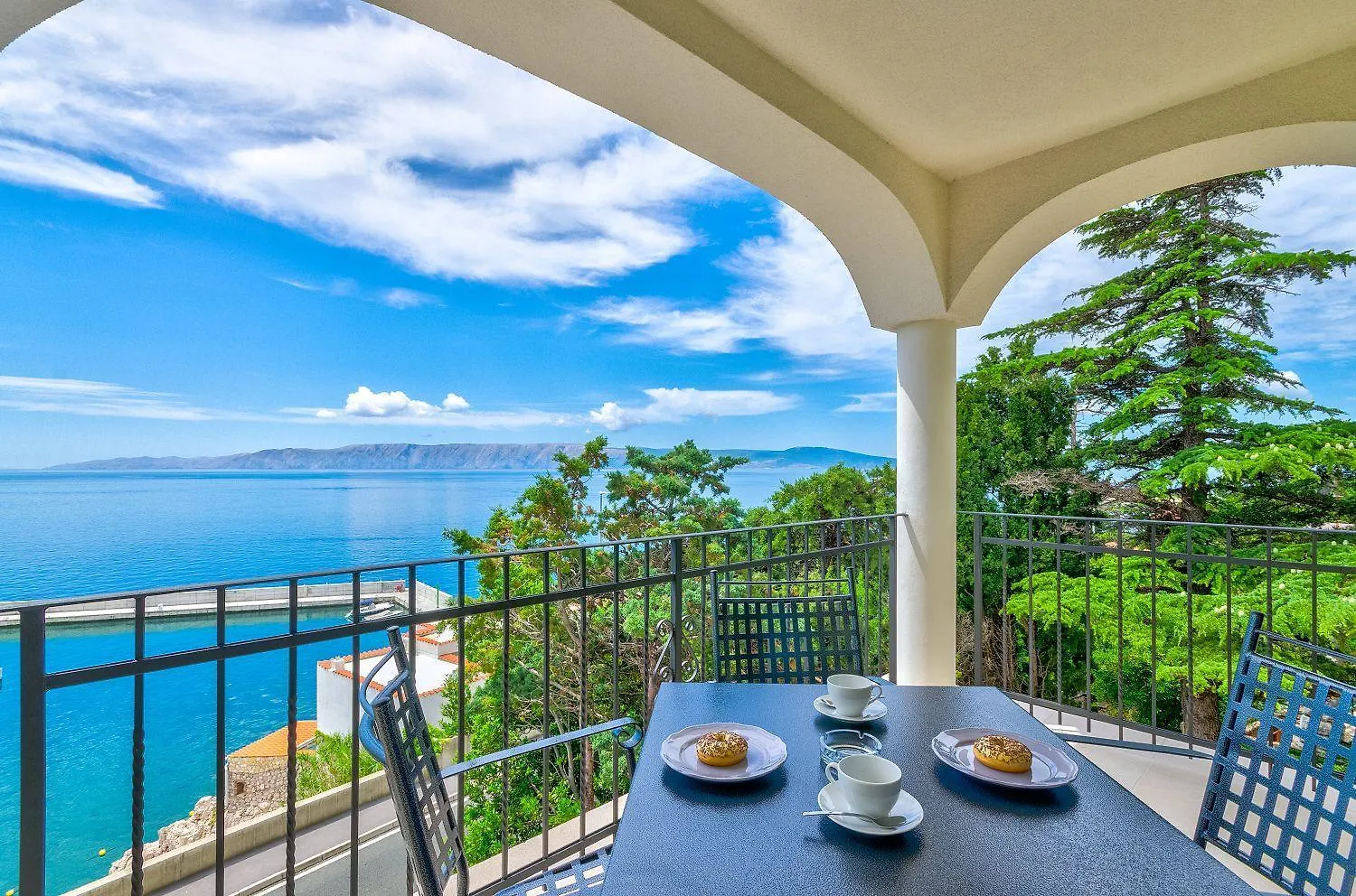 Luxuswohnung Mit Pool, Sauna, Gym Direkt Am Meer Novi Vinodolski Croatia